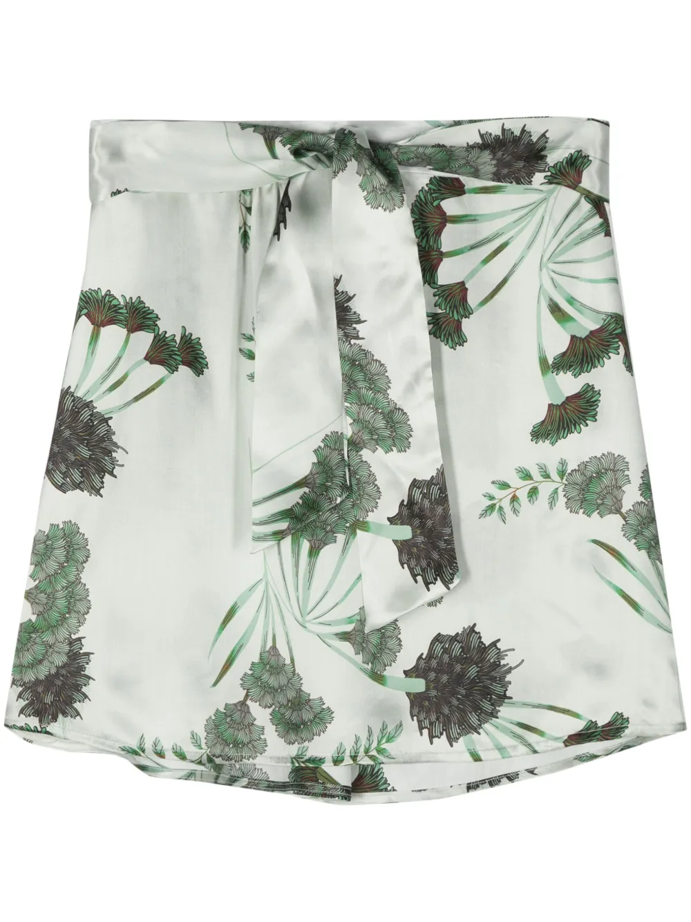 Société Anonyme 50/50 floral-print skirt - Verde