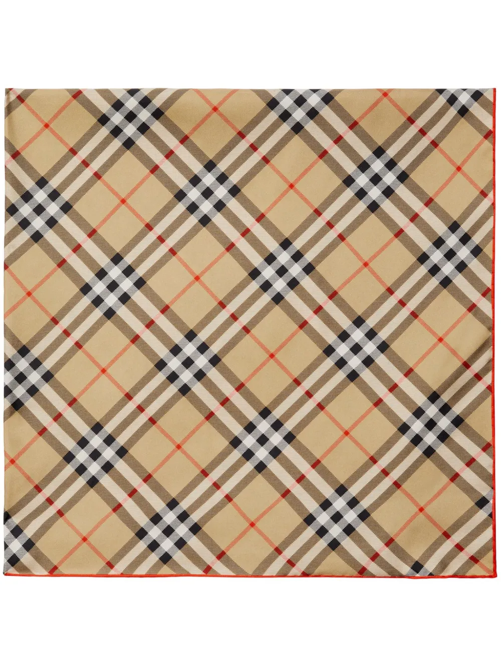 Burberry Vintage Check silk scarf - Toni neutri