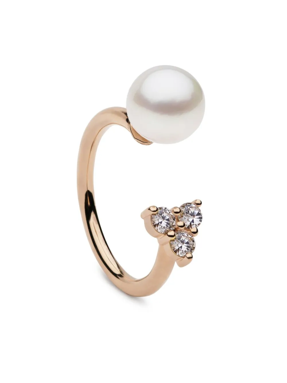 AUTORE MODA Anello Saskia con decorazione - Rosa