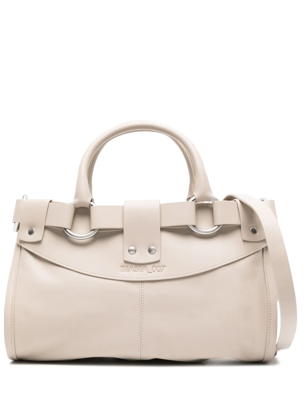 BIASIA Y2K leather tote bag - Toni neutri