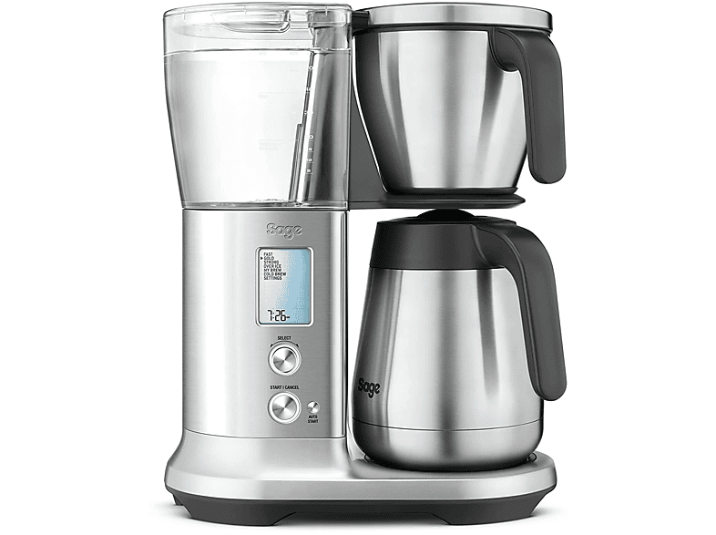 Sage Precision Bewer Thermal Macchina Caffè Americano, Stainless Steel Carafe