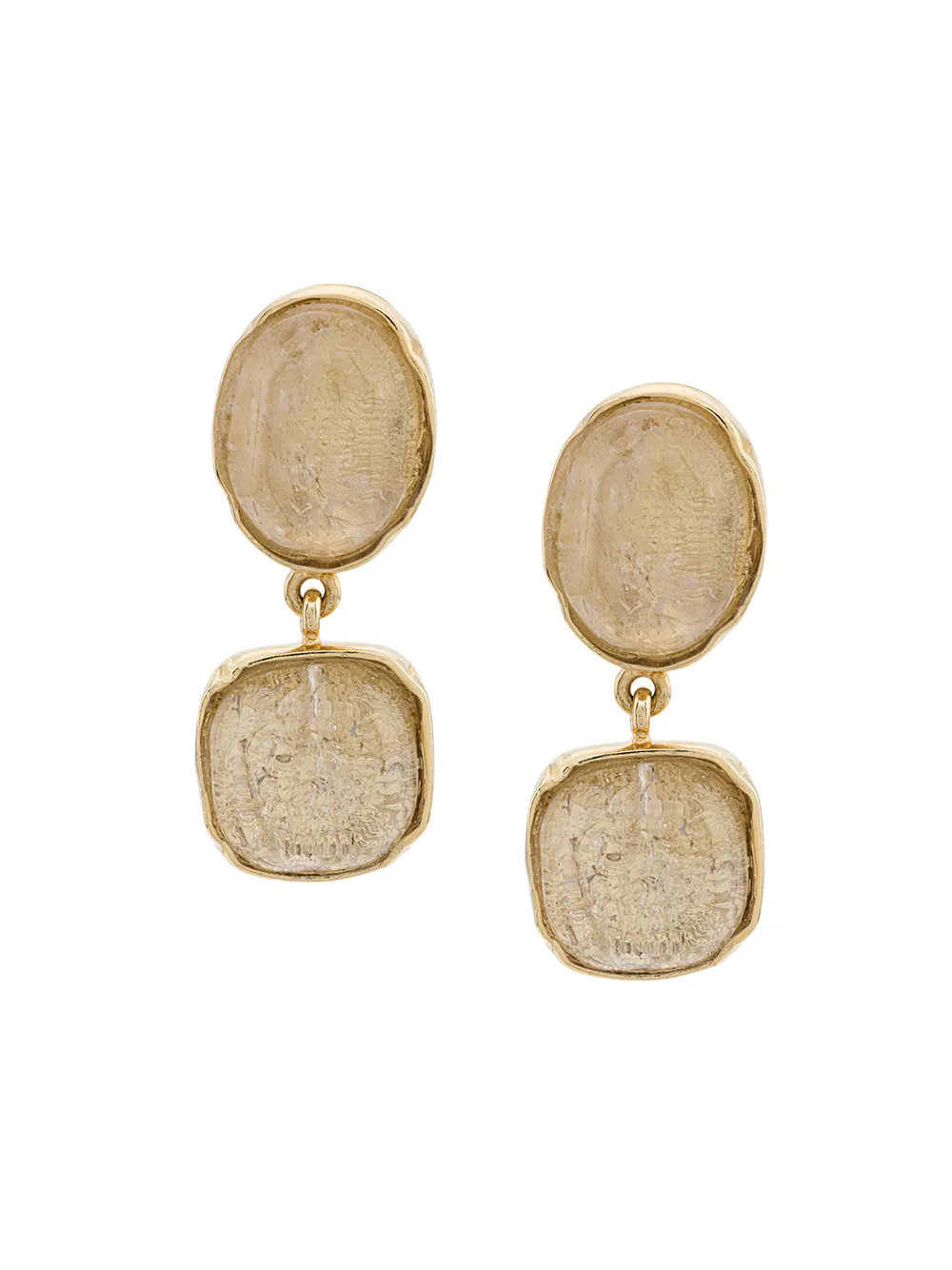 Goossens Orecchini a clip Cabochons - Oro