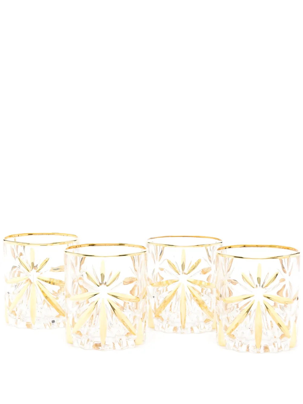 Les-Ottomans x Browns Murano whiskey glasses (set of four) - Toni neutri