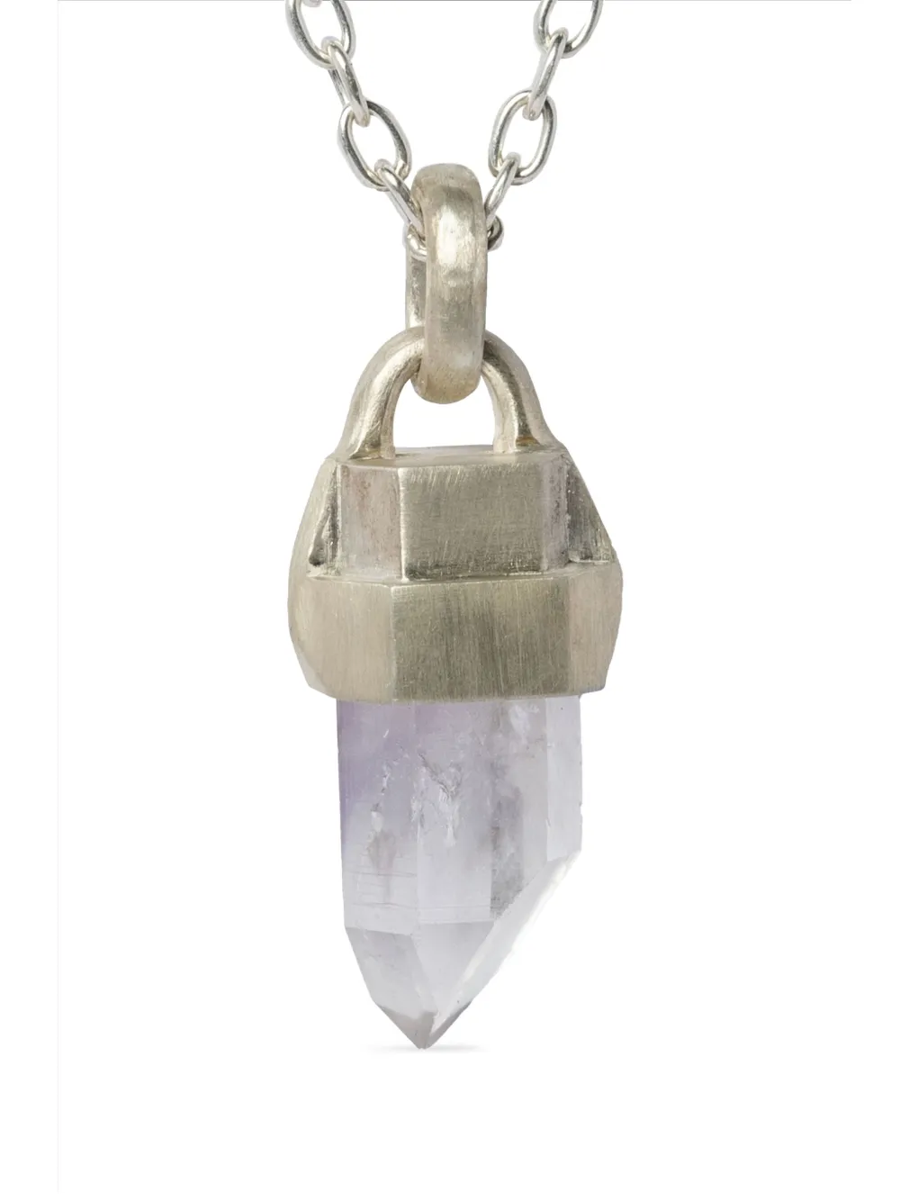 Parts of Four Talisman amethyst pendant necklace - Argento