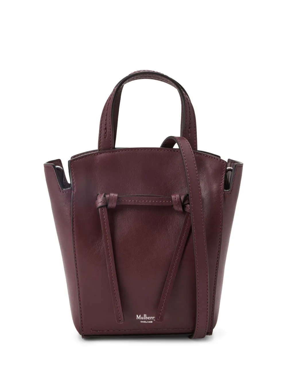 Mulberry Clovelly leather mini bag - Rosso