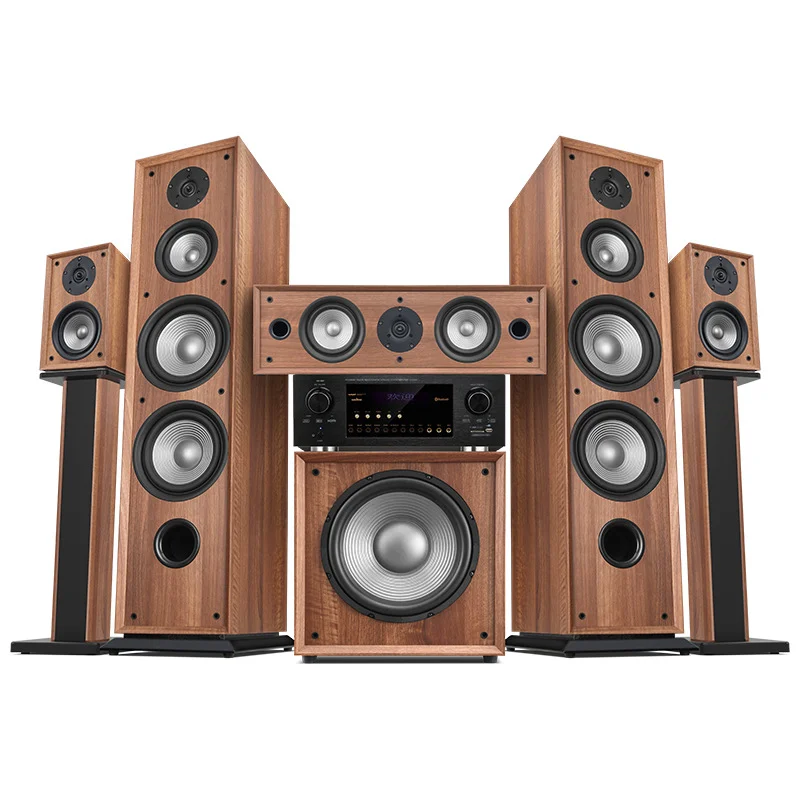Nuovo Stock Di Alta Qualità 5.1 Sistema Home Theater Surround Sound Home Theater Karaoke Sistema Home Theater