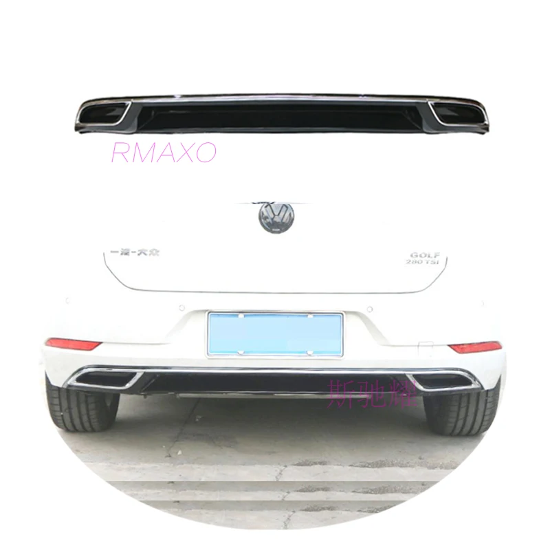 Per Golf 7.5 Body Kit Spoiler 2014-2018 Per Volkswagen Golf 7 Abs Posteriore Del Labbro Posteriore Spoiler Paraurti Anteriore Diffusore Imbottiture E 