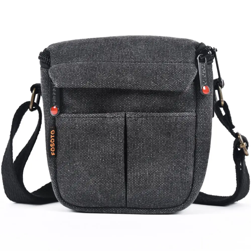 Fosoto Fashion Digital Camera Borsa A Tracolla Photo Camera Case Cover Per Sony Rx100 Rx100Vii Per Canon G7X Markii Eos M100 M50 M10