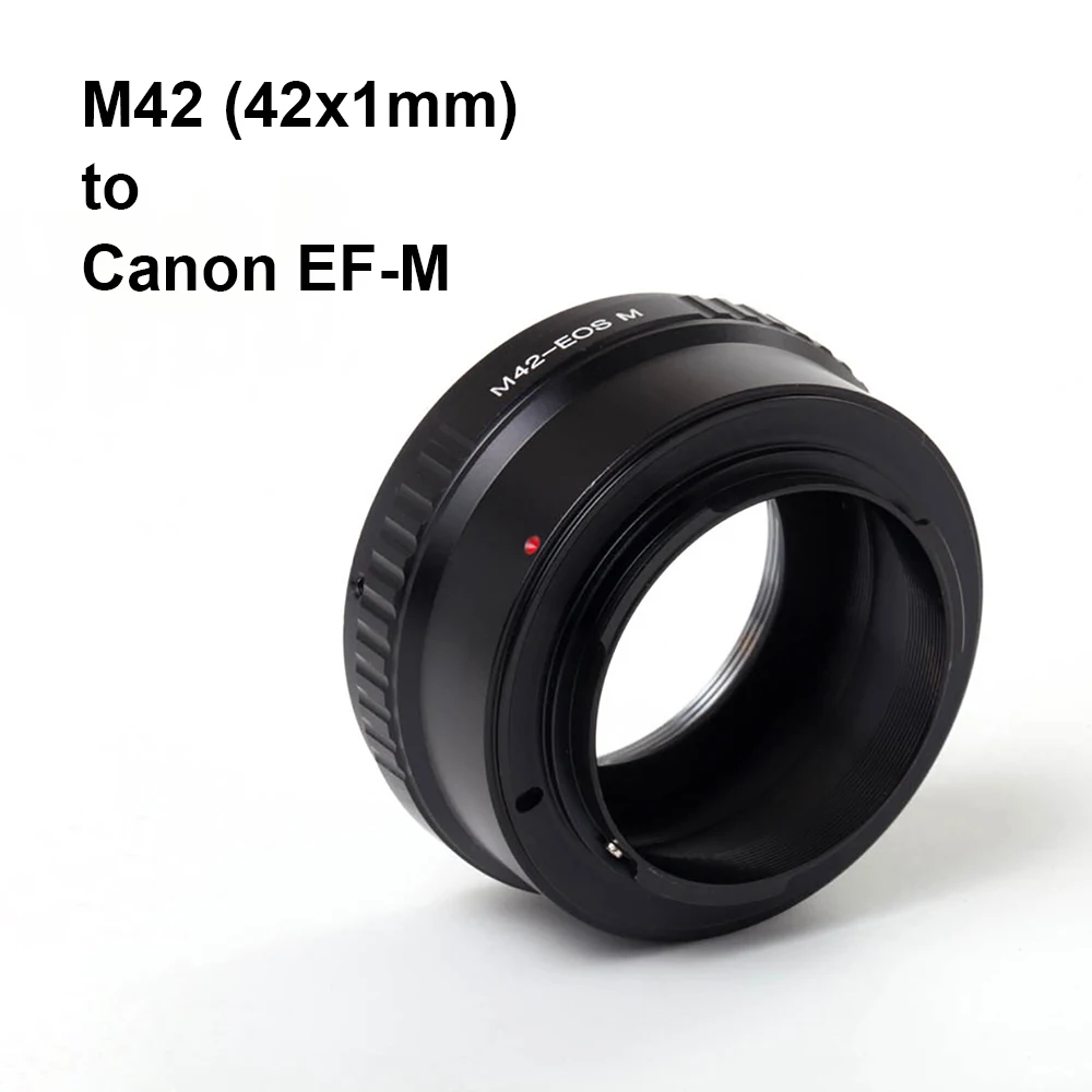 M42-Eos M Per Obiettivo M42 (42X1Mm)-Canon Eos Ef-M Anello Adattatore Di Montaggio M42-Ef M, Efm Ef M Per Canon M5 M6 M6Ii M100 M200