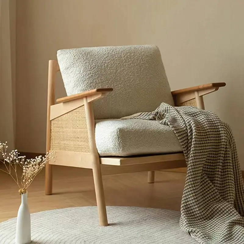 Sedie Da Soggiorno Di Design Per Ufficio Lounge Sedie Da Soggiorno Per Lettura A Mano Per Interni Sedie Da Gioco Vintage Silla Tessute Mobili Giappone