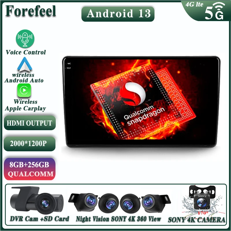 Android 13 Qualcomm Per Citroen Berlingo Per Peugeot Partner 2008 - 2019 Multimedia Autoradio Navigation Radio Player Gps Per Auto