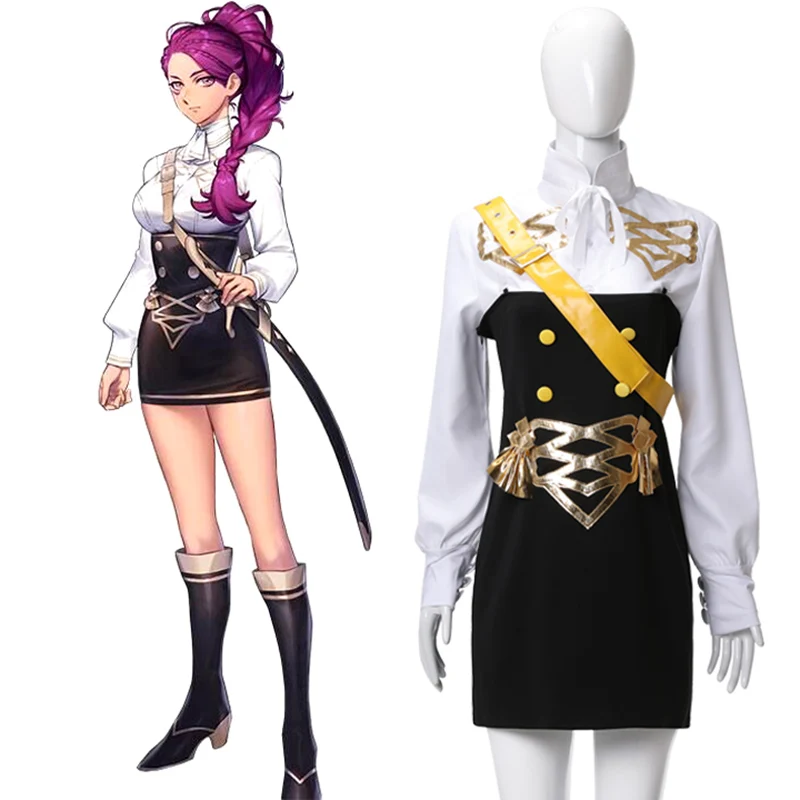 Costumebuy Fire Emblem Three Houses Petra Cosplay Dress Costume Da Donna Custom Made