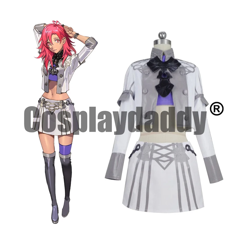 Emblema Del Fuoco: Tre Case Dlc Side Story Ombre Di Cenerentola Lupi Di Ashen Valkyrie Hapi Uniform Dress Gioco Cosplay Costume S002