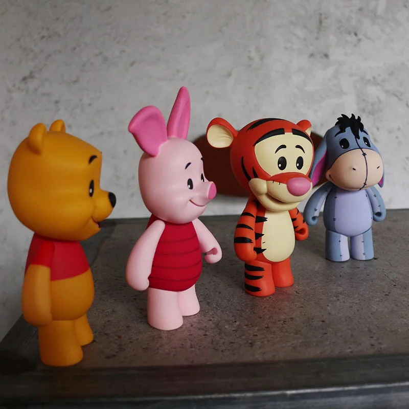Disney Winnie The Pooh Eeyore Piglet Tigger Disney Bear Action Figure Model Toys Collection Giocattoli Regali Per Bambini