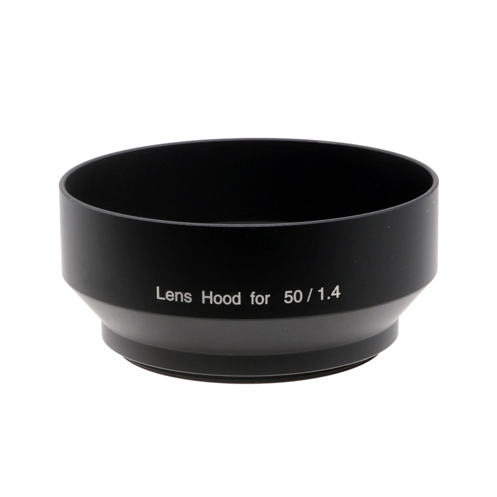 Per Obiettivo Nikon Nikkor 50Mm F/1.4 Nuovo Paraluce In Metallo Nero Da 52Mm Anche Per Fujifilm Xf 35Mm F/1.4 R