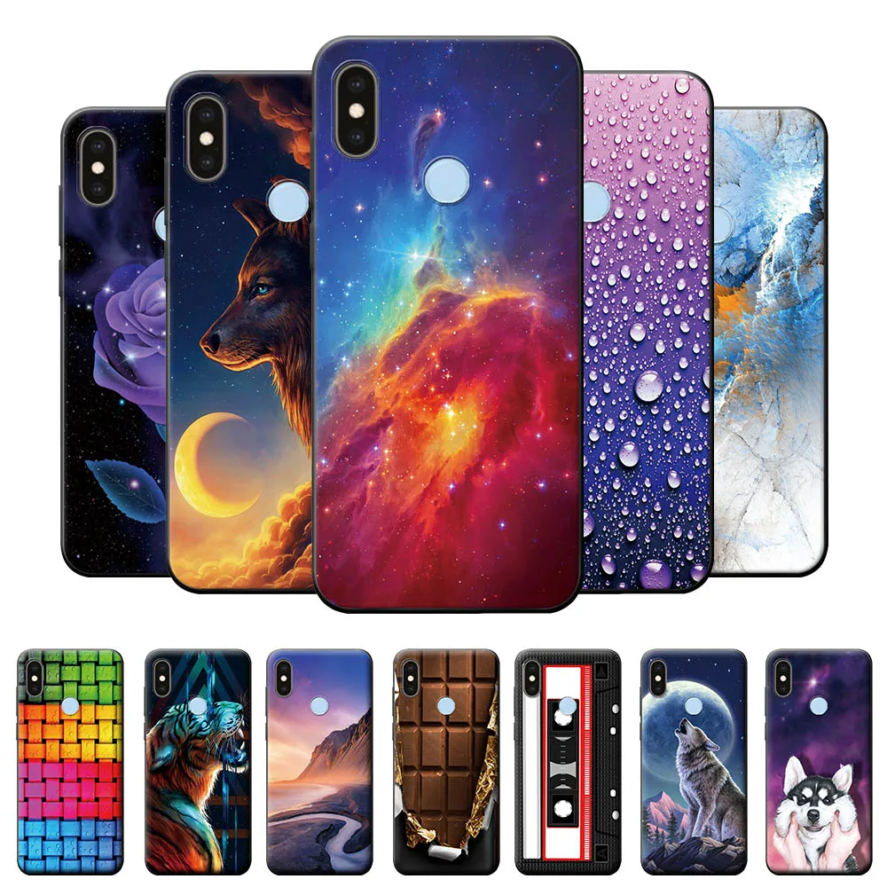 Per Xiaomi Mi A2 Custodia Opaca Custodia In Tpu Per Xiaomi Mi A2 A 2 Cover Posteriore In Silicone Morbido Su Xiaomi Mi A2 Custodia Cool Per Xiaomi Mi 