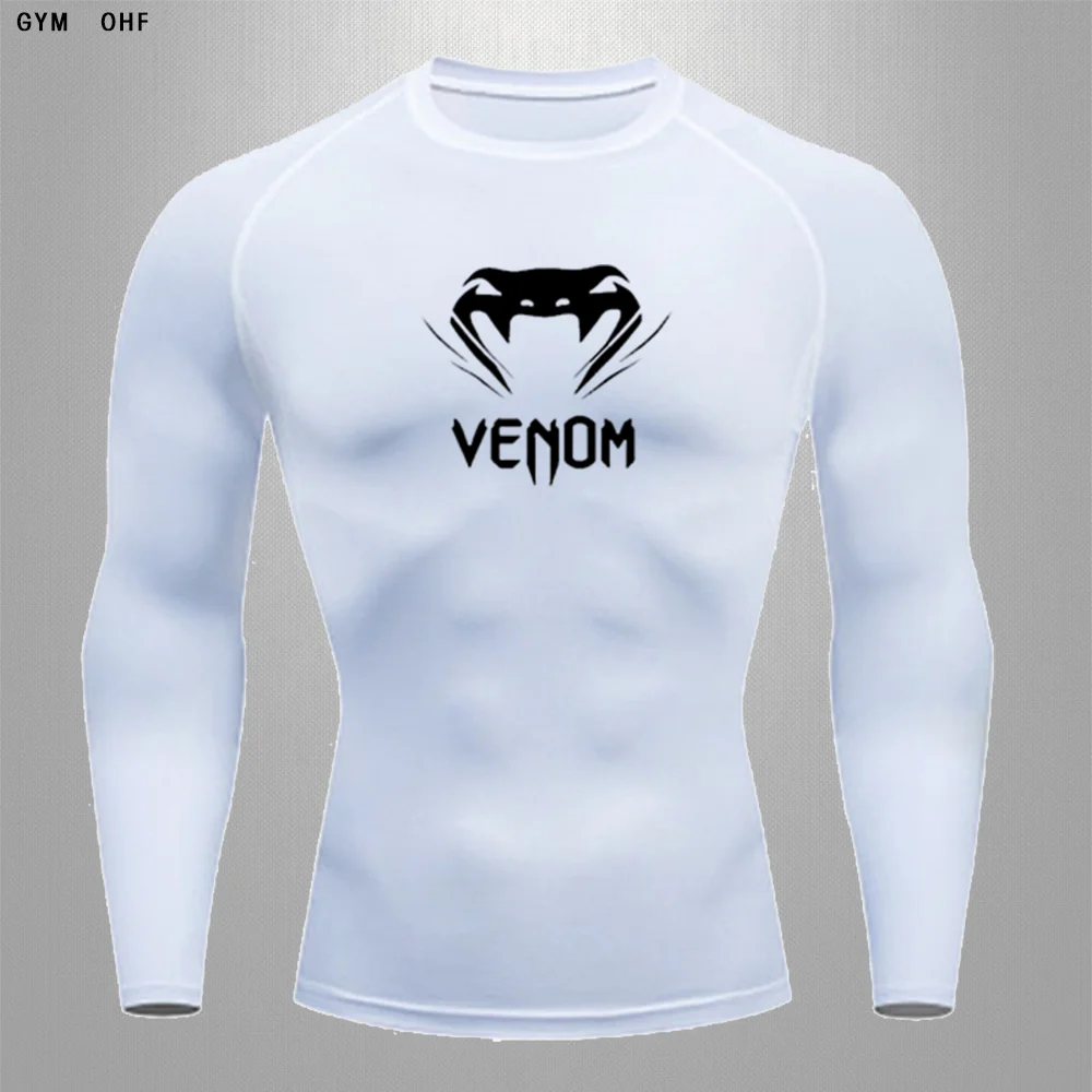 Uomo Ropa Deportiva Fitness Gym T-Shirt Camisetas Boxe Allenamento Muscolatura Compressione Velocità Secco Ropa Deportiva Supportiva
