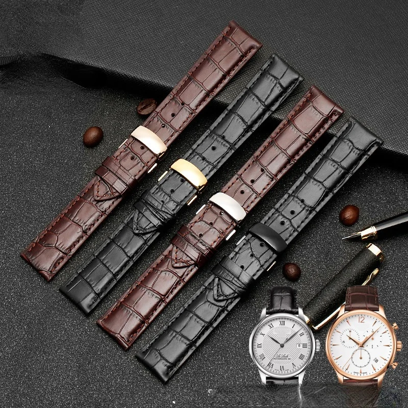 Uhgbsd New Genuine Leather Watch Band Replacement For Tissot 1853 Le Lok T17T41T461 Cowhide Male Junya T063 Carson 19 20Mm