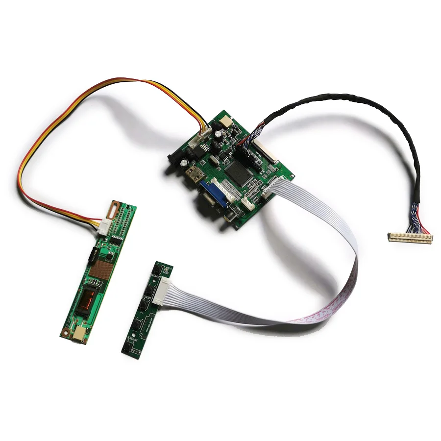 Vga Av 1-Ccfl 1280*800 Lvds 30 Pin Monitor Drive Board Kit Fai Da Te Per Lp154Wx4 (Tl)(A3)/(Tl)(B2)/(Tl)(C1)/(Tl)(D2) Matrice Lcd