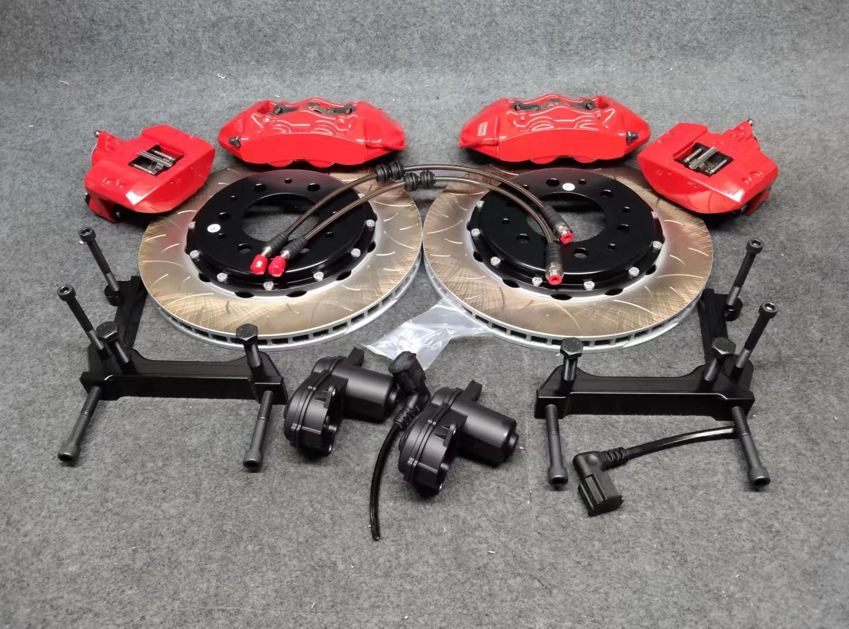 Pinze Freno Di Alta Qualità Per Toyota Tacoma Posteriore Dual Caliper Gt4 + Ico Motor X23-Br380X28-45 Deep