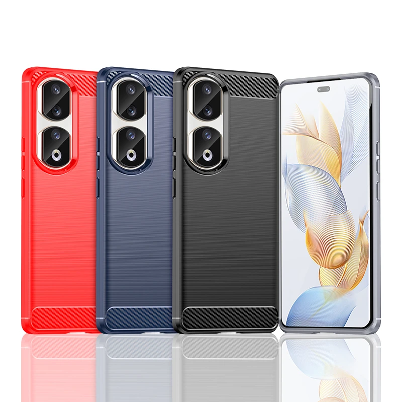 Per Cover Honor 90 Pro Custodia Per Honor 90 Lite 90 Pro 5G Custodia Antiurto In Fibra Di Carbonio In Silicone Antiurto Per Honor 90 Pro Case