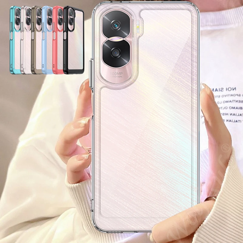 Per Huawei Honor 90 Lite Cover Honor 90 Lite Capas Armor Bumper Antiurto Colore Trasparente Clear Fundas Honor 90 Lite