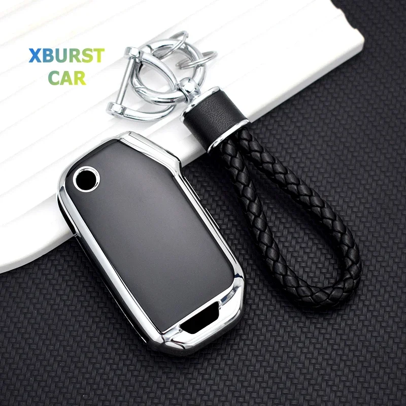 Tpu Car Flip Key Case Cover Per Kia Sportage R Stinger Gt Sorento Ceed Cd Cerato Forte 2018 2019 Shell Fob Holder Accessori