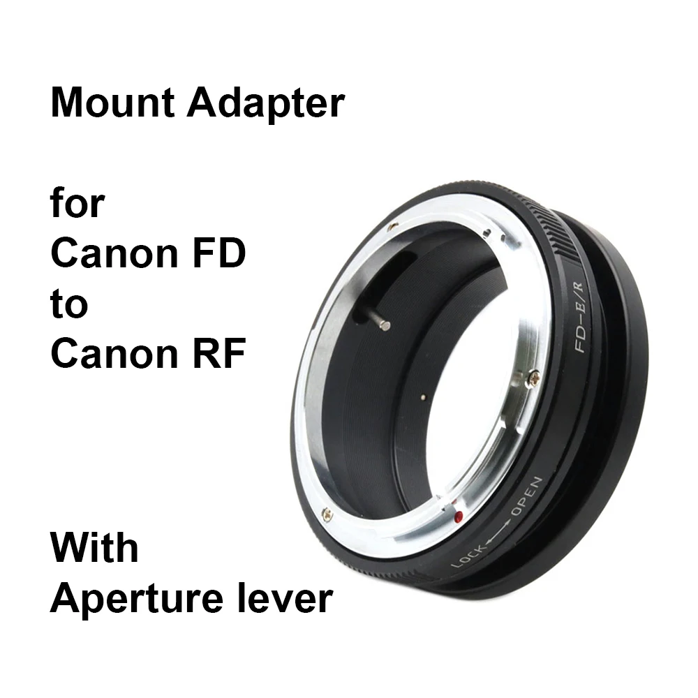 Fd-Rf Per Obiettivo Canon Fd Slr Per Canon Rf Camera Mount Adapter Ring Fd-Eosr Eos Rf Per Canon R3 R5 R6 R7 R10 R Rp Ecc.