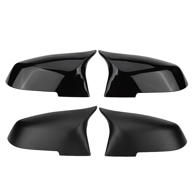 Per Bmw F20 F21 F87 M2 F23 F30 F36 X1 E84 Gloss Nero Calotta Di Copertura Specchietto Laterale Retrovisore-M4 Stile