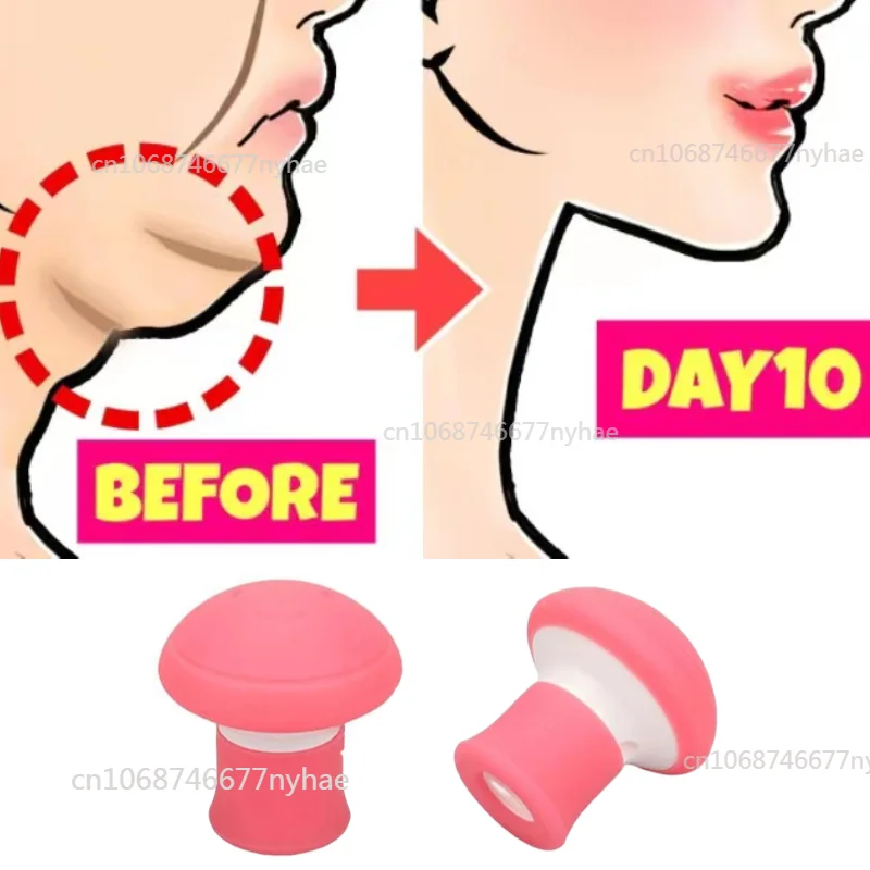 1Pc Fast Thin Face Gel Di Silice Bocca Jaw Exerciser Dimagrante Face Lifting Tool Mento V-Shape Rimozione Antirughe Blow Breath