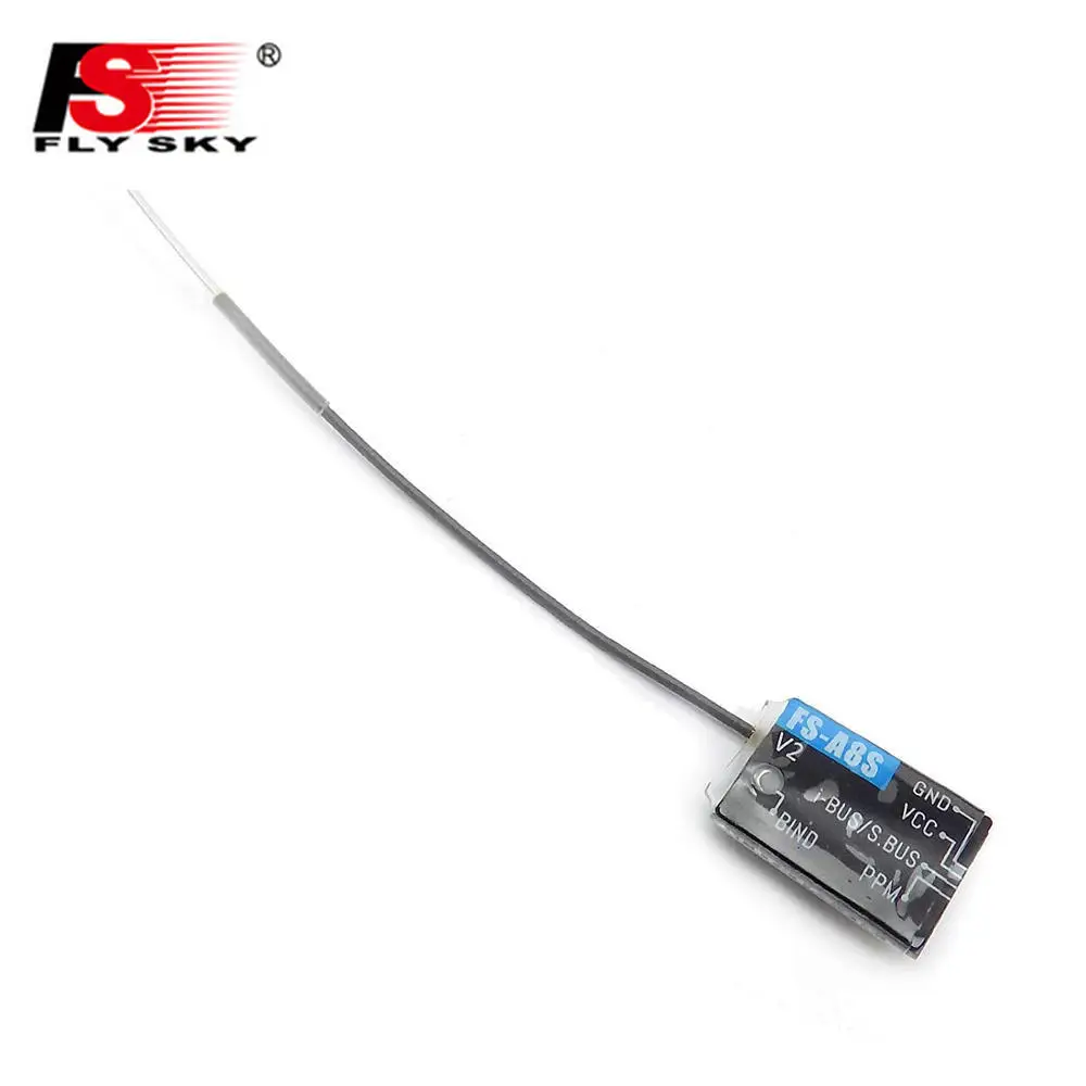 Flysky Fs-A8S A8S V2 2.4G 8Ch Mini Ricevitore Ppm I-Bus Uscita Sbus Per Trasmettitore Flysky Fs-I6 Fs-I6S Aereo Fpv Racing Drone