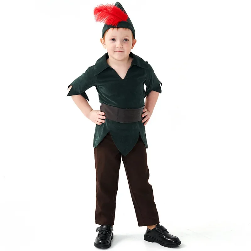 Bambini Cosplay Robin Hood Archers Stage Show Costumes