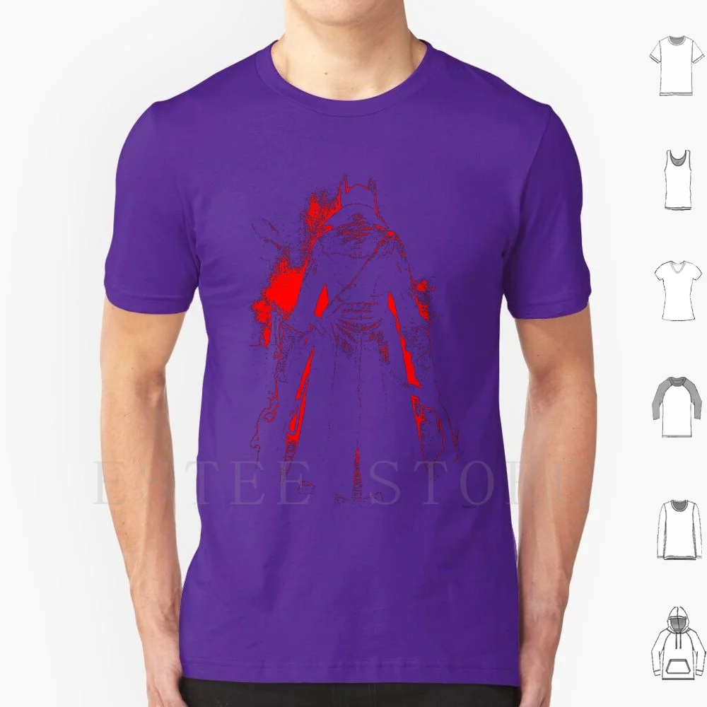 Maglietta Bestia Sangue Cotone Uomo Stampa Fai Da Te Dark Souls Dark Souls 2 Dark Souls 3 Demon Souls Demon Bloodborne Hunter