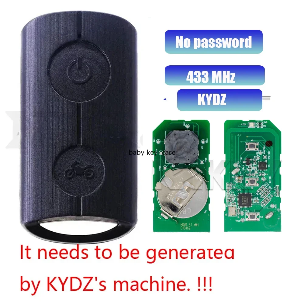 Kydz Per Yamaha Moto Scooter Smart Remote Control Key Programmatore Kydz Refresh Genera 433Mhz 1 Pulsante Keyless