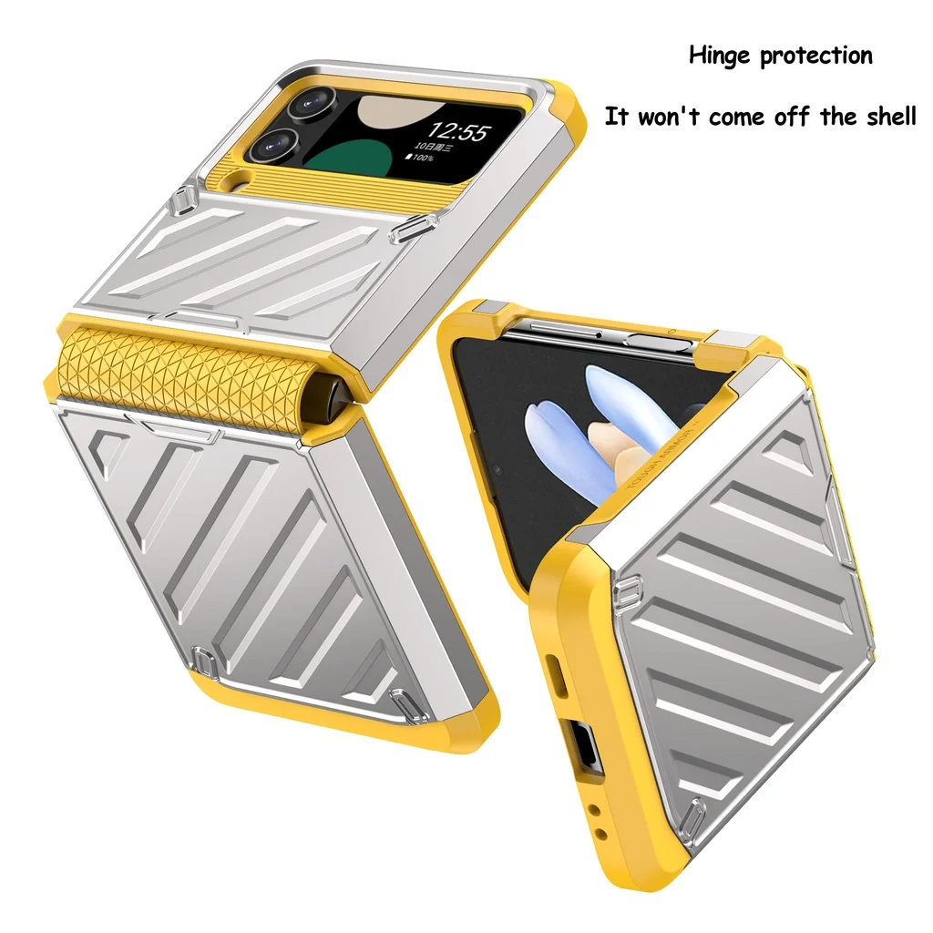 Per Samsung Galaxy Z Flip5 Z Flip4 Z Flip3 Armor Custodia Protettiva Antiurto Per Cellulare Z Flip5 4 3 5G
