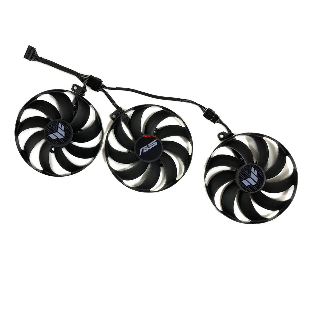 3Pcs/Set 7Pin T129215Bu,Entilatore Per Schede Grafiche,Per Asus Tuf-Rx6700Xt-O12G-Gaming,Per Asus Tuf Gaming Rtx 3070 Ti V2 Oc,Per Asus Tuf-Rtx 3070 T