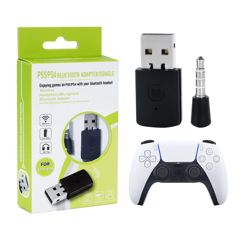 Adattatore Bluetooth Dongle Usb Per Ps4 Gamepad Console Trasmettitore Ricevitore Wireless Per Cuffie Ps5