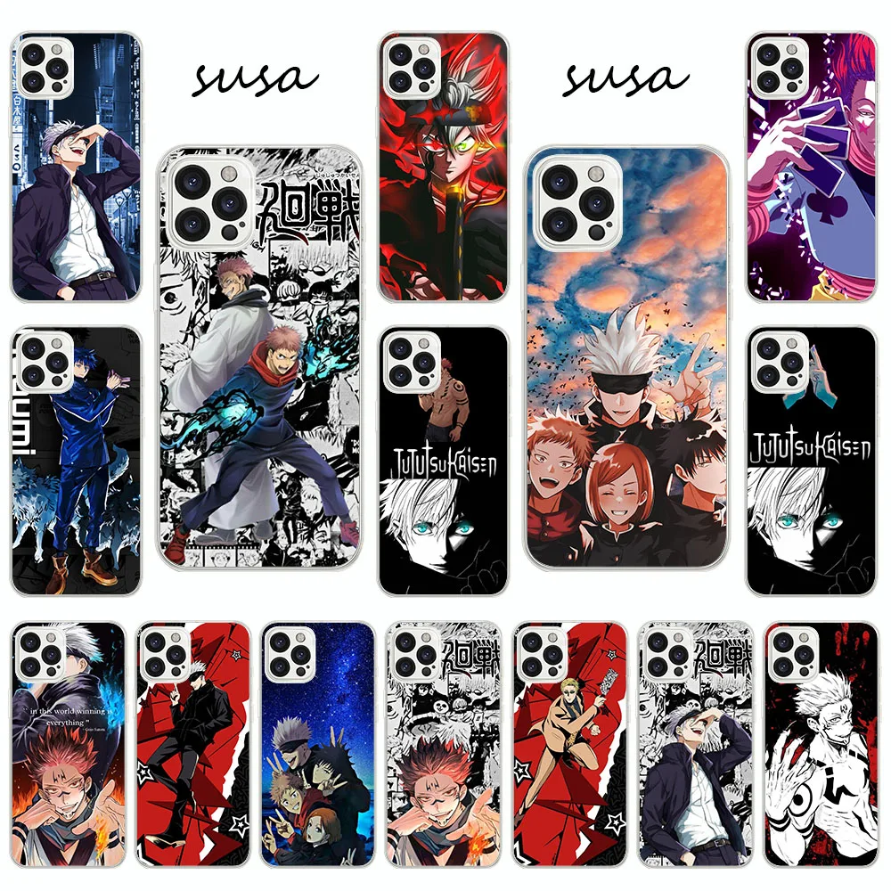 Custodia Morbida Per Tecno Camon Pop 4 5 17 17P 18 18I 18T 18P 19 Pova 2 3 4 Life Pro Lk-35 Jujutsu Kaisen