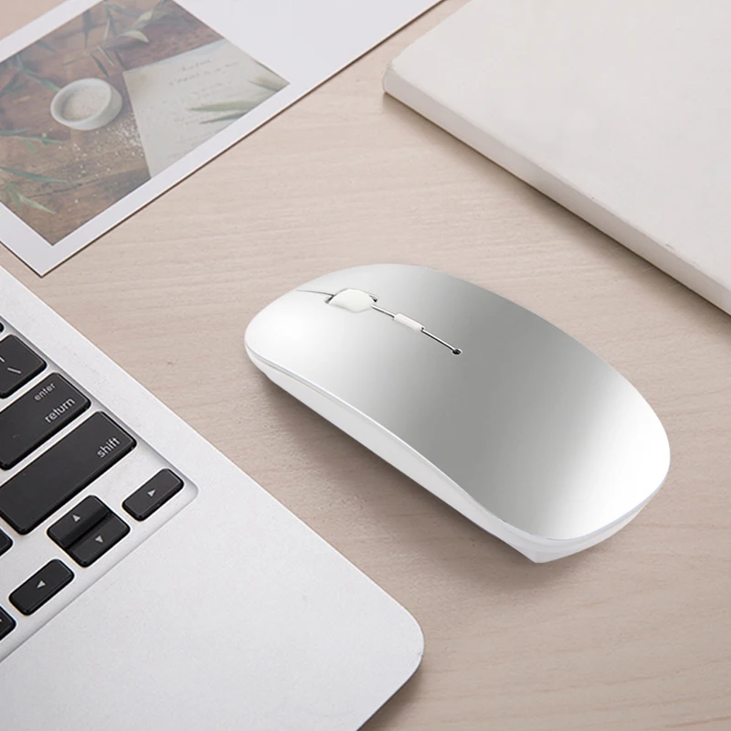 Mouse Bluetooth Per Lenovo Dell Asus Hp Acer Huawei Macbook Air Laptop Pc Mouse Senza Fili Ricaricabile Mute Silenzioso Mouse Da Gioco