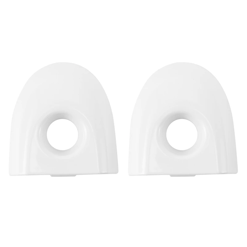 2X Per Nissan Juke Micra Driver Coperchio Serratura Con Foro Chiave Muslimbianco