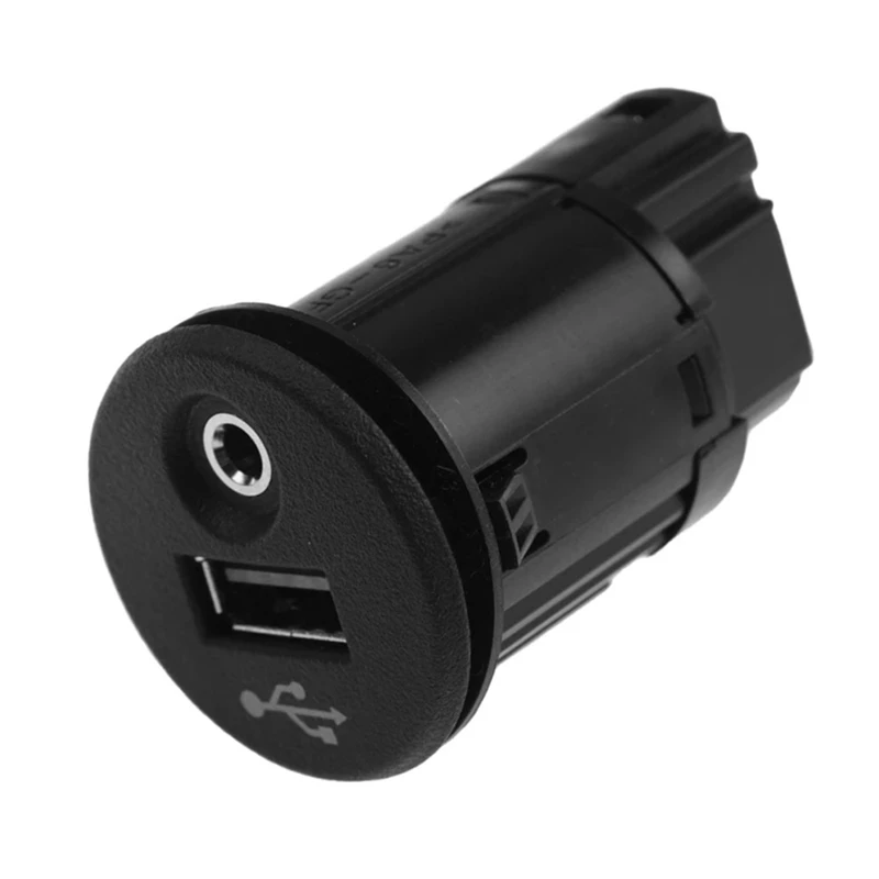 1 Pz Aux Port Adapter Usb-C Staffa Audio Black Abs Car Per Nissan Frontier Juke