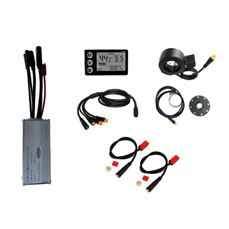 36V 48V 750W E-Bike 25A Onda Sinusoidale Controller Brushless Accessori Parti Con Display S866 Display E-Bike Light Display