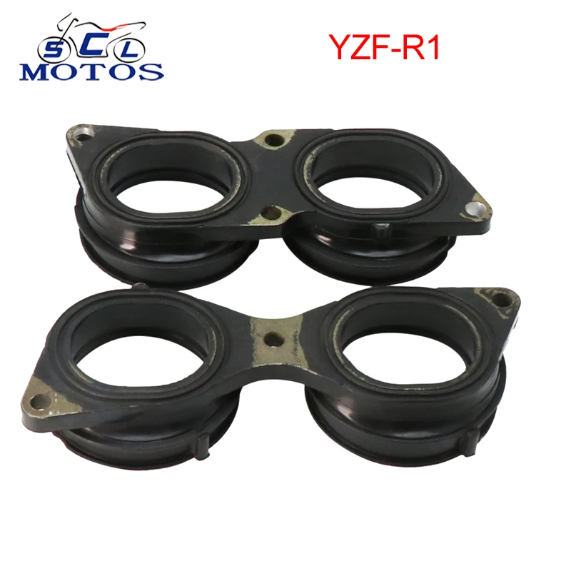 Sclmotos-Gomma Per Yamaha Collettore Di Aspirazione Adattatore Carburatore Boot Joint Yzf-R1 2009-2012 Street Motorcycle Part 111-6122 Race