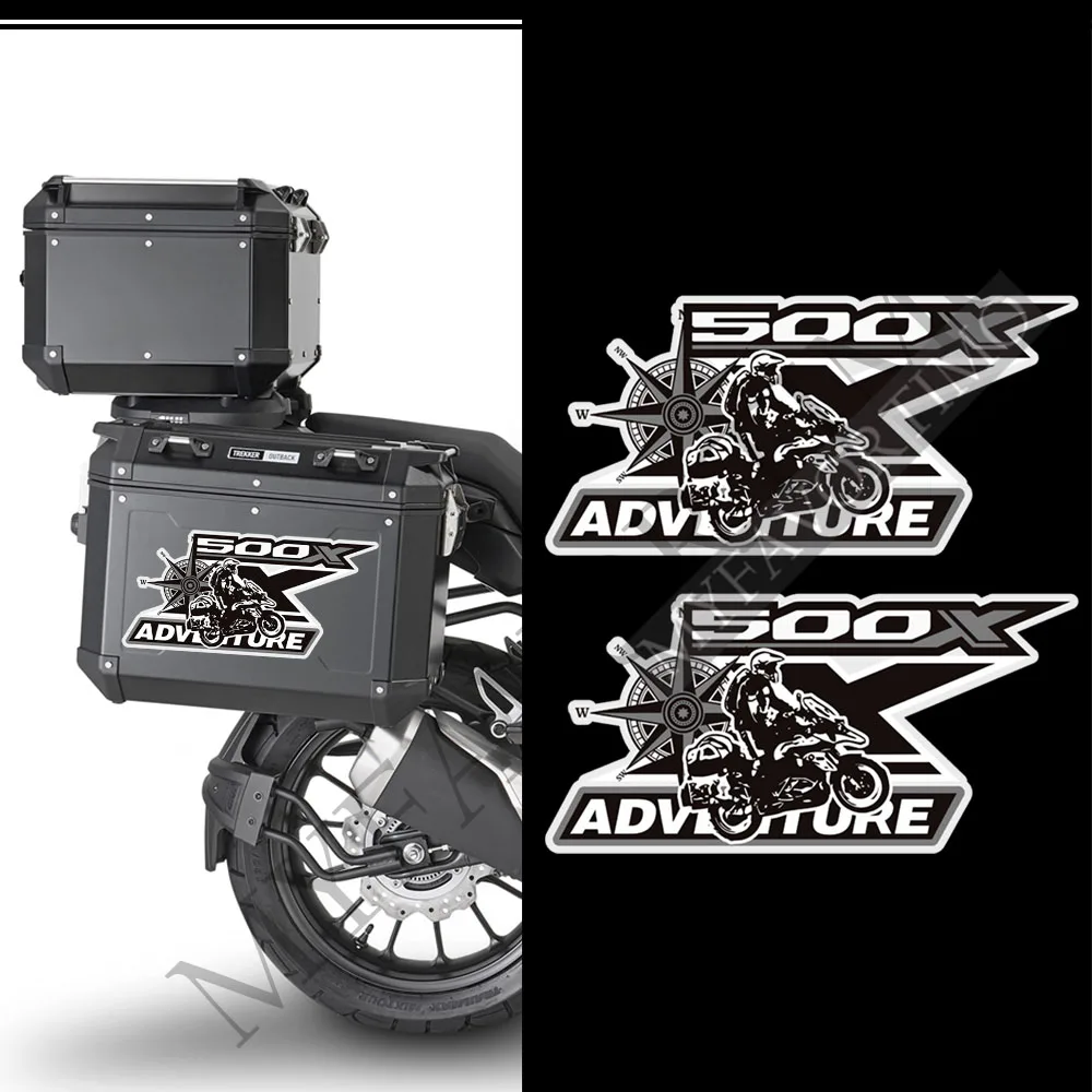 Moto Per Honda Cb500X Cb 500X Accessori Tronco Bagagli Panniers Custodie In Alluminio Emblema Logo Sticker Decalcomanie Protector