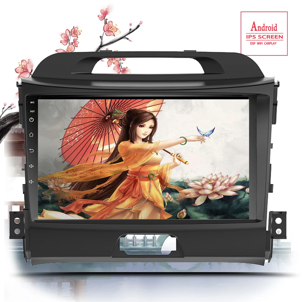 2Din Android 13.0 Octa Core Autoradio Stereo Per Kia Sportage 3 2010-2015 Gps Navi Audio Video Player Wifi Hdmi Tape Recorder