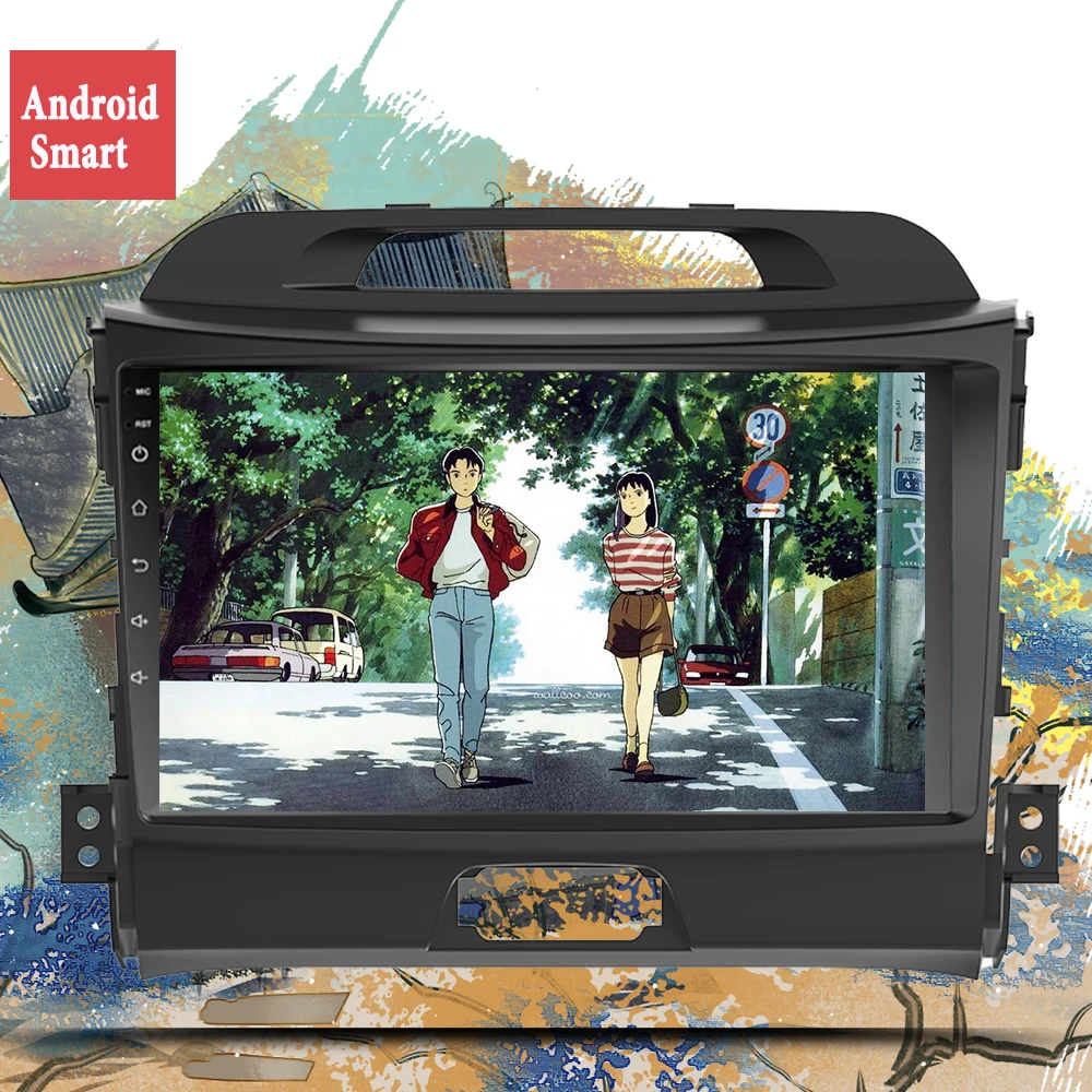 Lettore Multimediale Per Auto 8 + 256G 2Din Per Kia Sportage 2010-15 Android 13.0 Radio Navigazione Automatica Gps 4G Per Kia Sportage 1 2 Sedan