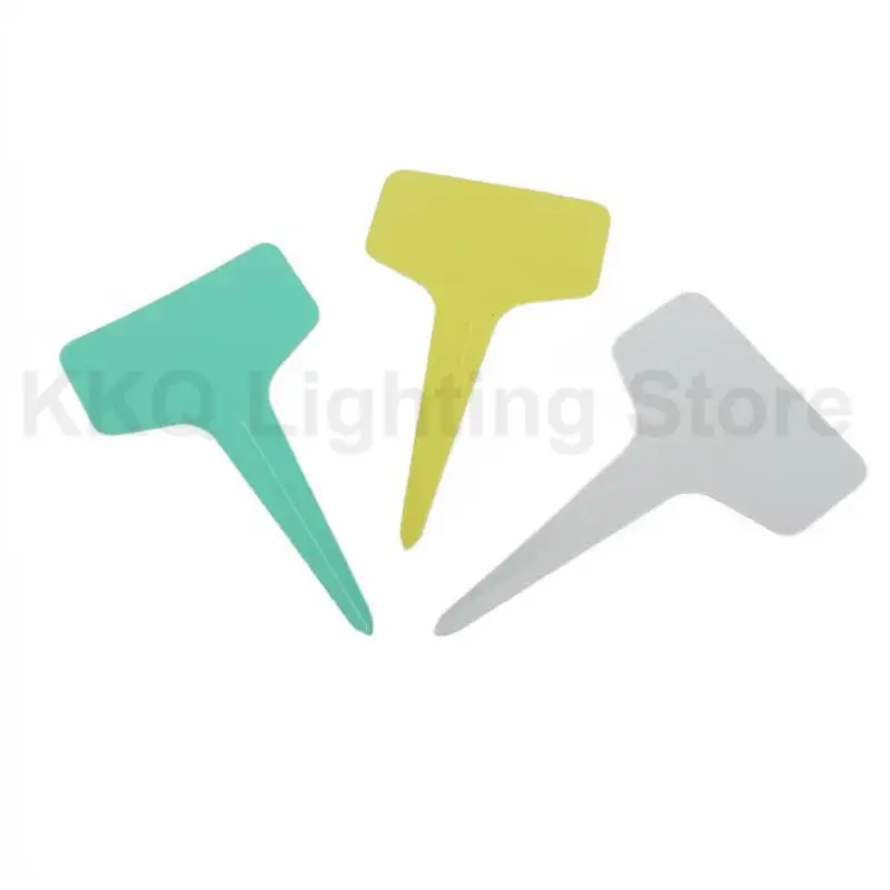 6X10Cm 50X Plant T Markers Segno Impermeabile Picchetti Etichette Etichette In Plastica Vasi Per Segni Di Fiori Lavagna In Plastica K