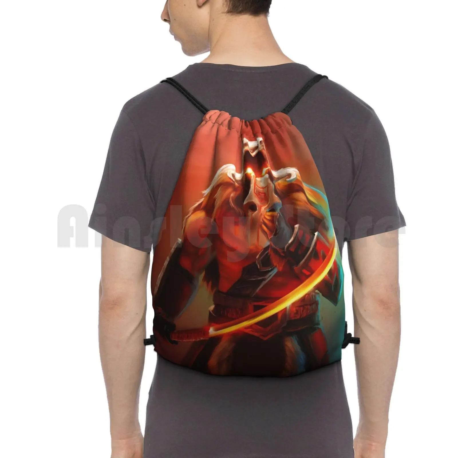 Juggernaut Art 2 Zaino Borsa Con Coulisse Equitazione Arrampicata Borsa Da Palestra 2 Juggernaut Fanart 2 Eroe Difesa Antichi Jogger Difesa