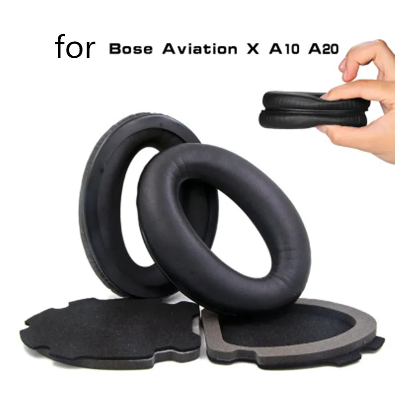 Kit Di Cuscinetti Auricolari Di Ricambio Per Cuffie A20 Compatibile Con Cuffie Bose Aviation X A10 A20