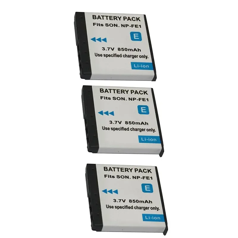 1/2/3Ps 3.7V 850Mah Np-Fe1 Batteria Per Fotocamera Npfe1 Per Sony Cyber-Shot Cyber-Shot Dsc-T7 Dsc-P2 Dsc-P3 Dsc-P5 Dsc-P9 Dsc-P7 Dsc-P10